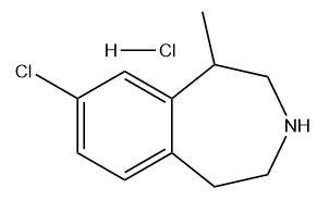 Lorcaserin hydrochloride Chemical Structure
