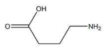 4-Aminobutyric acid 结构式