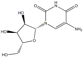 5-Aminouridine 结构式