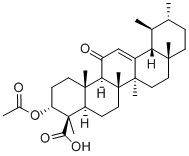 Acetyl-11-keto-beta-boswellic acid 结构式