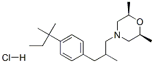 Amorolfine hydrochloride 结构式