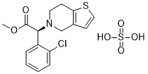 Clopidogrel hydrogen sulfate Chemical Structure