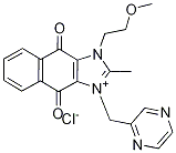 YM-155 hydrochloride 结构式