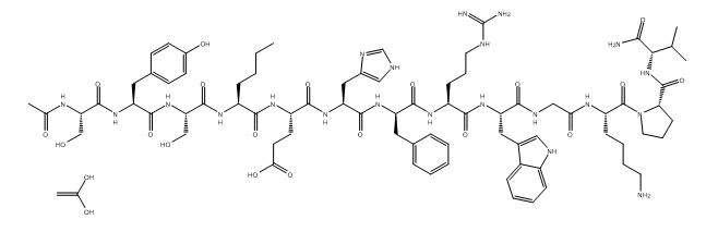 Afamelanotide acetate Chemical Structure