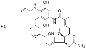 Retaspimycin hydrochloride 结构式