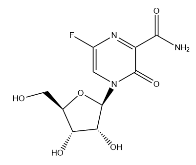 Favipiravir Ribofuranose Chemical Structure