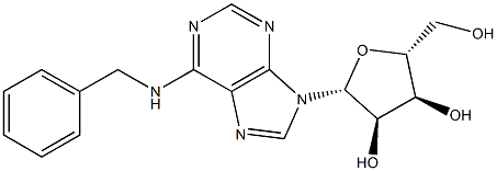 N6-Benzyl Adenosine 结构式