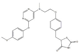 Lobeglitazone Chemical Structure