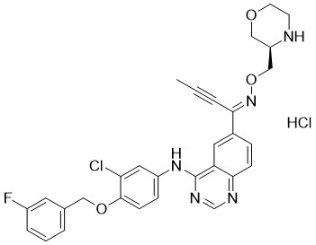 Epertinib hydrochloride 结构式