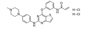 Olmutinib dihydrochloride Chemical Structure