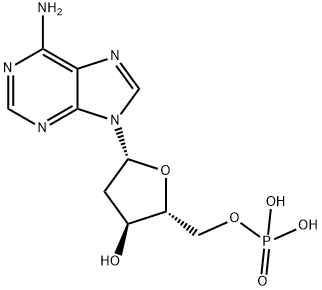 2′-Deoxyadenosine 5′-monophosphate 结构式
