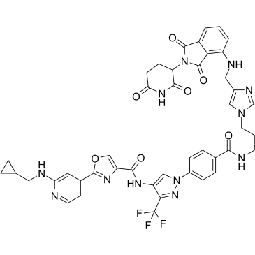 PROTAC IRAK4 degrader-1 结构式
