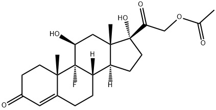 Fludrocortisone acetate 结构式
