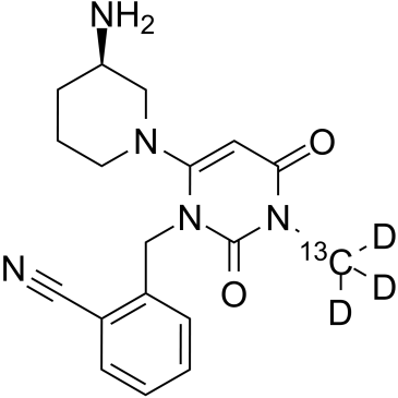 Alogliptin-13C,d3 Chemical Structure