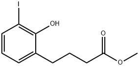 Methyl 4-(2-hydroxy-3-iodophenyl)butanoate Chemical Structure