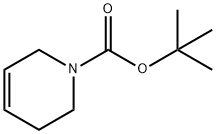 N-Boc-1,2,3,6-tetrahydropyridine 结构式