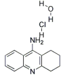 Tacrine hydrochloride hydrate 结构式