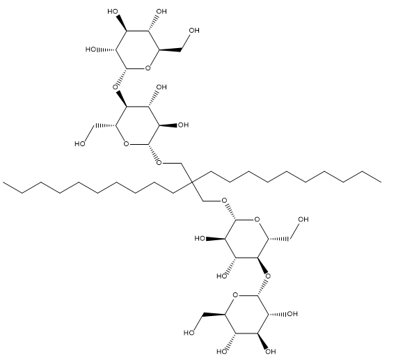 Lauryl maltose neopentyl glycol 结构式