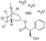 Scopolamine hydrobromide trihydrate 结构式
