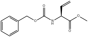 (S)-Methyl 2-(((benzyloxy)carbonyl)amino)but-3-enoate 结构式