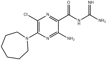 Hexamethyleneamiloride 结构式