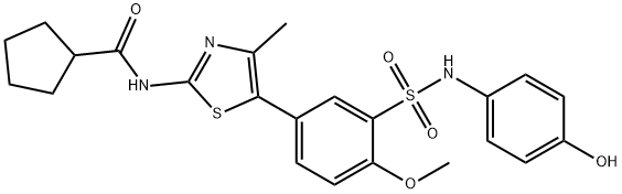 PI4KIII beta inhibitor 9 结构式