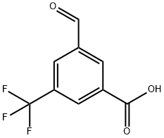 3-Formyl-5-(trifluoromethyl)benzoic acid 结构式 3-Formyl-5-(trifluoromethyl)benzoic acid 结构式