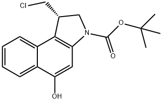 (S)-Tert-Butyl 1-(chloromethyl)-5-hydroxy-1H-benzo[e]indole-3(2H)-carboxylate Chemical Structure