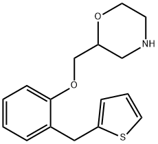 Teniloxazine 结构式