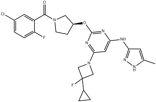 Aurora B inhibitor 1 结构式