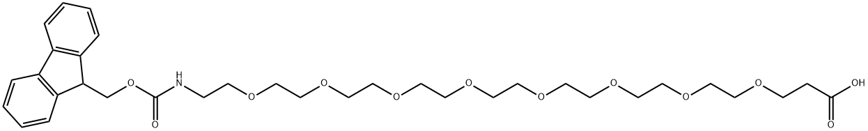 Fmoc-N-amido-PEG8-acid Chemical Structure