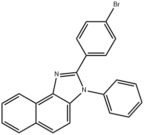 3H-Naphth[1,2-d]imidazole, 2-(4-bromophenyl)-3-phenyl- Chemical Structure