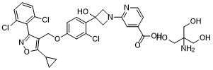 Cilofexor tromethamine Chemical Structure