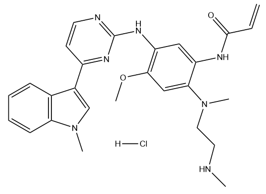 AZ7550 hydrochloride 结构式