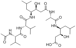 Acetylpepstatin 结构式