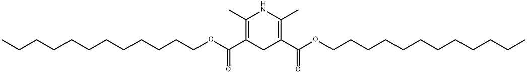 Didodecyl 1,4-dihydro-2,6-dimethylpyridine-3,5-dicarboxylate Chemical Structure