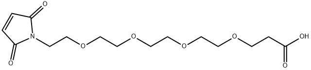 Mal-PEG4-acid Chemical Structure