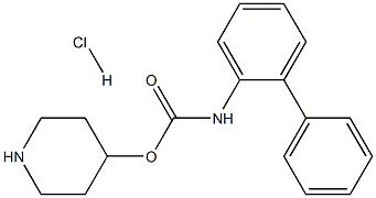 Piperidin-4-yl [1,1'-biphenyl]-2-ylcarbamate hydrochloride Chemical Structure