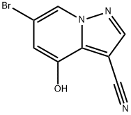 6-Bromo-4-hydroxy-pyrazolo[1,5-a]pyridine-3-carbonitrile Chemical Structure