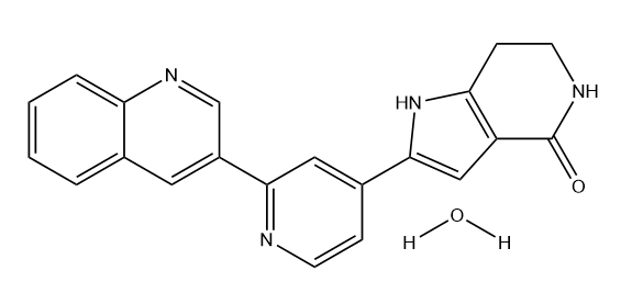 MK-2 Inhibitor III H2O Chemical Structure