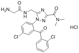 Rilmazafone Hydrochloride 结构式