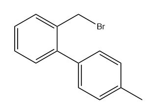 2-(Bromomethyl)-4'-methyl-1,1'-biphenyl Chemical Structure
