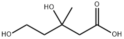 Mevalonic acid Chemical Structure