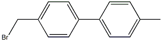 1,1'-Biphenyl, 4-(bromomethyl)-4'-methyl- Chemical Structure