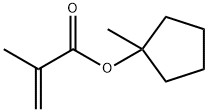 1-Methylcyclopentyl methacrylate Chemical Structure