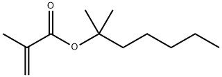 2-Aopenoic acid,2-methyl-,1,1-dimethylhexyl ester Chemical Structure