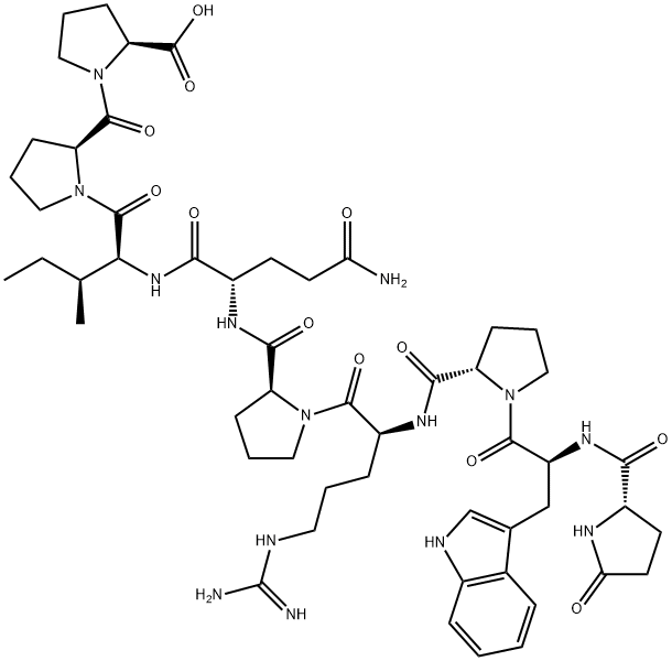 Teprotide 结构式