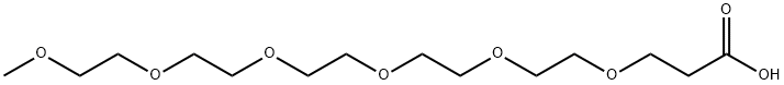 m-PEG6-acid 结构式
