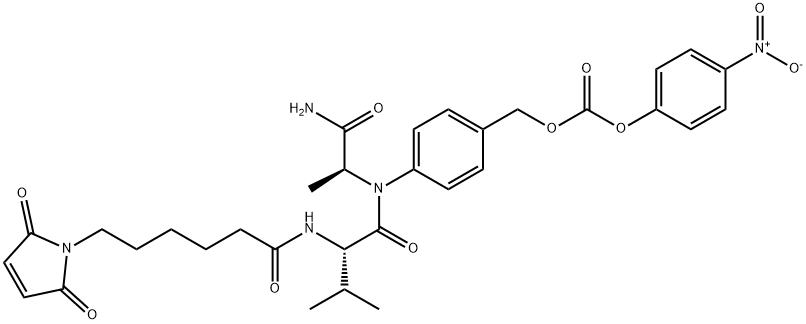 Mc-Val-Ala-PAB-PNP Chemical Structure