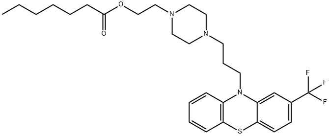 Fluphenazine enanthate Chemical Structure